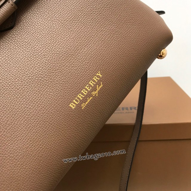 Burberry專門店新款托特包 巴寶莉粒紋皮革手提肩背女包 yxb1494
